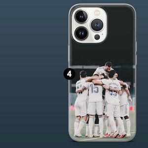 Real Madrid Phone Case La Liga Football Cover for iPhone 17,16,15,14,13, Samsung S25Fe,S24,S23,S22,A16,A26,A56, Pixel 9Pro,8A, 4