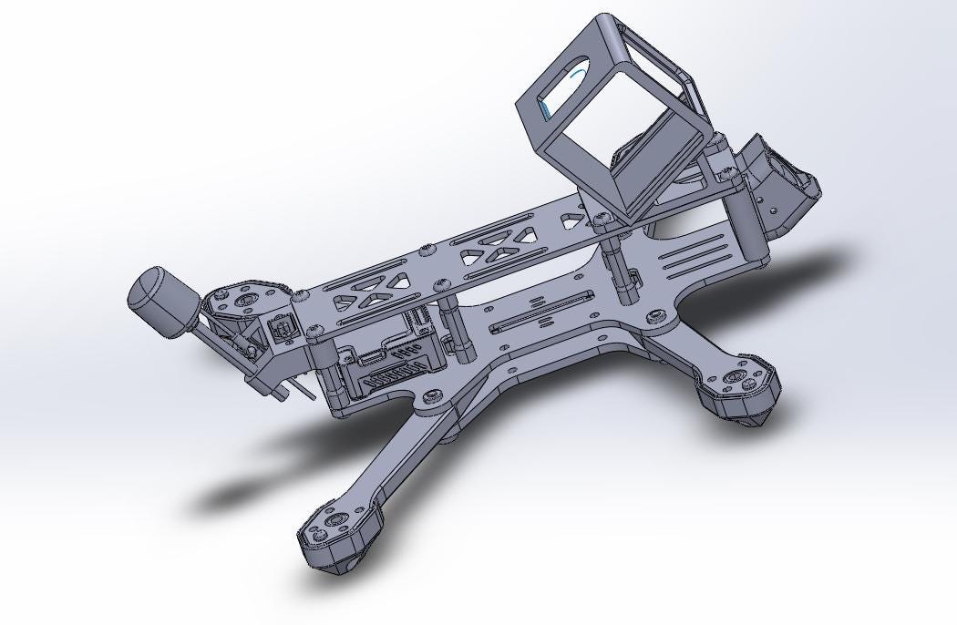 5 Inch FPV Drone Frame Design – STL & STEP Files | Digital Download - Etsy