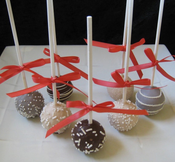 Fall Wedding Favors: Wedding Cake Pops Made to Order with High Quality Ingredients Il_570xn