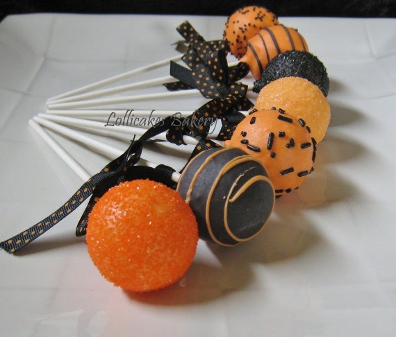 Cake Pops: Halloween Cake Pops made with High Quality Ingredients, 2 dozen cake pops, No Extra Charge for Shipping Il_570xn