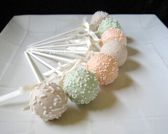 Cake Pops: Wedding Cake Pops Made to Order with High Quality Ingredients