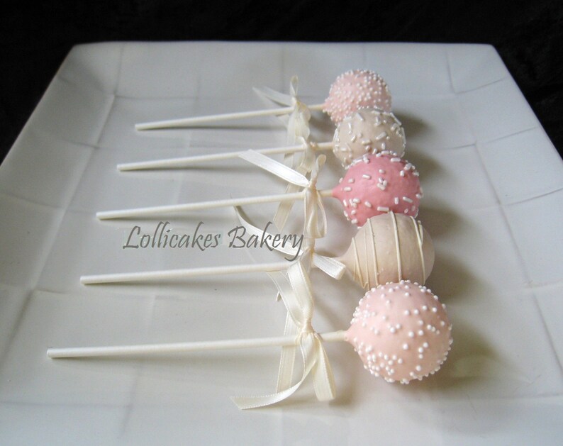 Wedding Favors Wedding Cake Pops Made To Order With High Etsy