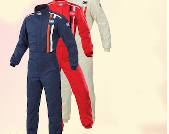 Combinaison de course de karting personnalisée | Combinaison de sport automobile personnalisée | Combinaison de course sur mesure | Impression du logo de nom | Livraison rapide