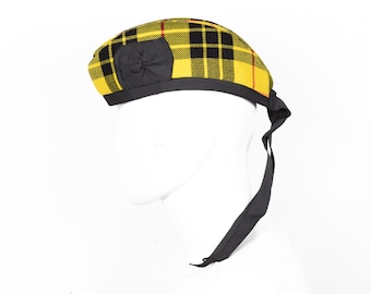 Casquette Macleod Of Lewis Tartan - Chapeau Macleod Of Lewis Glengarry - Chapeau Kilt Tartan Macleod Of Lewis Military Piper dans toutes les tailles
