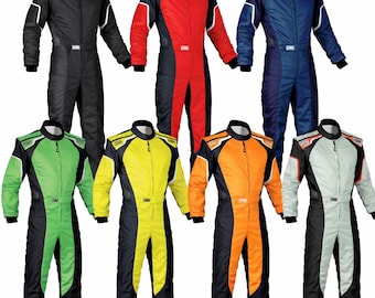 Omp Racing Suit CIK/FIA Level 2 OMP Ks-3 Racing Kart Suit F1 Omp Racing Suit Made to Measure Race Suit - Name Logo Print - All Sizes