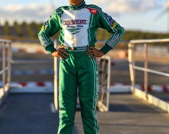 Tony Kart Rennanzug CIK / FIA Level 2 F1 Go Kart Rennanzug F1 OMP Rennanzug Maßanfertigung - Name Logo Druck - Schnelle Lieferung