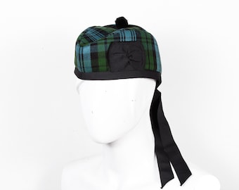 Casquette écossaise ancienne Campbell - chapeau écossais Campbell Ancient Glengarry - casquette militaire Piper Campbell Ancient - chapeau kilt tartan dans toutes les tailles