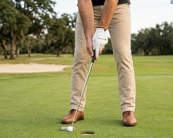 Lot de 3 gants de golf en cuir | Gants de golf Monogram Premium pour hommes et femmes à personnaliser | Gant de golf en cuir Cabretta idéal pour un ami et un golfeur