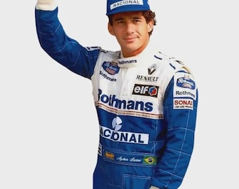 Traje de carreras Rothmans Kart CIK/FIA Nivel 2 F1. Traje de carreras Rothmans F1 hecho a medida con logotipo impreso.