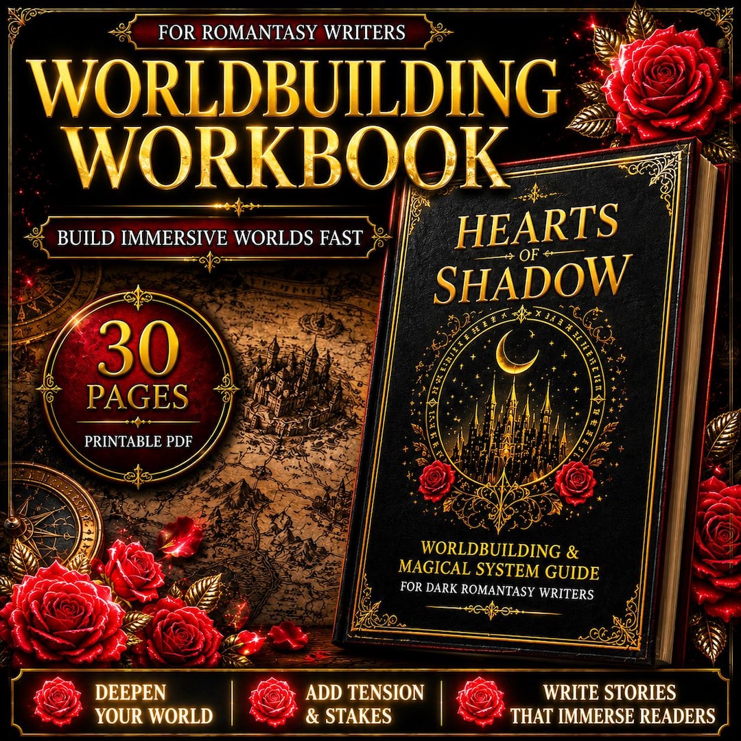 Romantasy Worldbuilding Workbook | Fantasy Writing Guide, Magic Systems ...