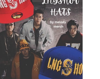 Gorra plana bordada LNGSHOT / Merchandising para fans de ídolos K-Pop