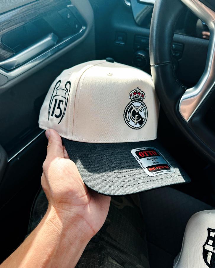 Casquette Hummel Real Madrid Vintage - Noir - Taille Unique - Fabriquée à Taiwan