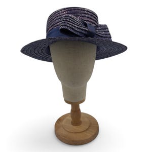 Vintage Betmar Made in Italy 100% Straw Wide Brim Hat with Bow Accent s-l400.jpg main image 2