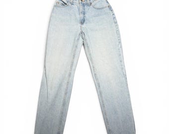 Vintage 90s London Jean Light Wash Straight Leg Jeans Size 4