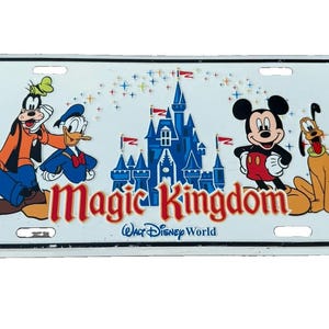 Walt Disneys World License Plates - Etsy