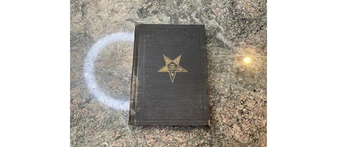 Oes Ritual First Edition Archive Standard Ritual of the Order of Eastern Star New York 1906 Masonic ...
