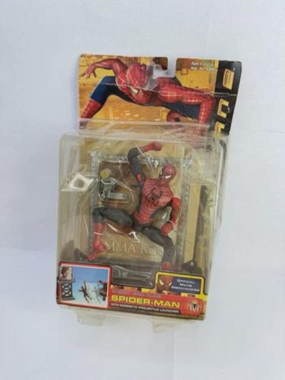 VTG 2004 Toy Biz Marvel Spider-man 2 Shoot & Slide Action Figure