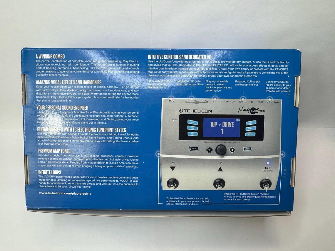 TC-HELICON Voicelive Play Electric Vocal & Electric Guitar Multi-Effects Pedal, foto 2 di 5
