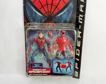 Figura de acción transformable de Spider-Man de la película de 2002, Spider-Man luchador, SERIE 3v