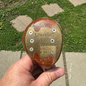 Vintage Spalding Model 38 4 1/2 Fairway Wood - Power Star Metal Shaft - RH