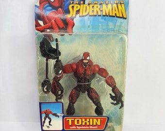 The Spider-Man Toxin Action Figure with Symbiote Blast ToyBiz 2006