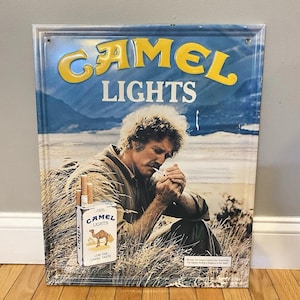 Vintage Camel Tin Sign