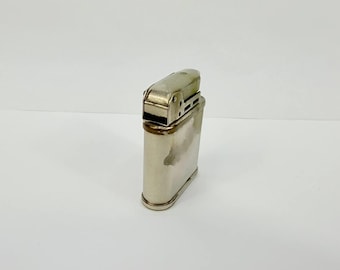 SUPERB vintage beatti jet pocket pipe lighter made in USA CHROME nickel rare