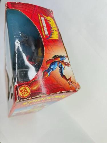 Vintage 2002 Toy Biz Marvel Spider-man Alleyway Playset Flipping
