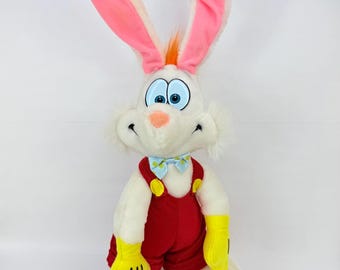 ヴィンテージ 1987 ロジャー・ラビット ぬいぐるみ、ディズニー