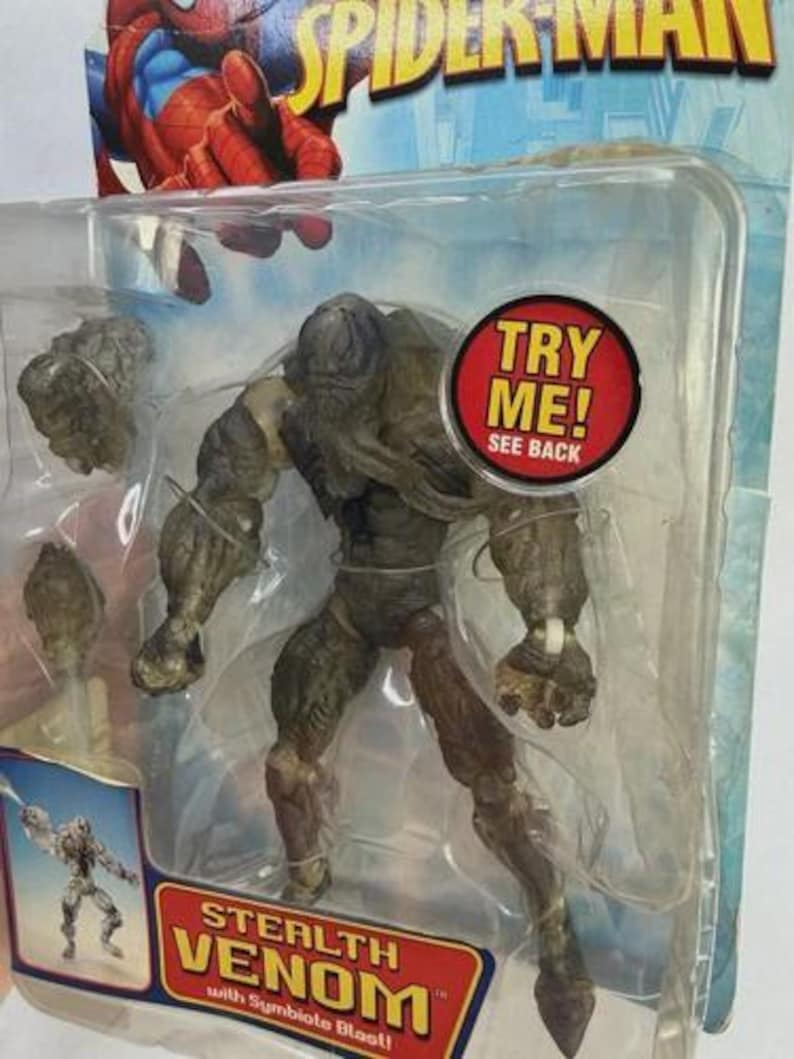 The Spider-Man Dual Blast Shocker & Stealth Venom Action Figures (2006) Toy Biz image 12
