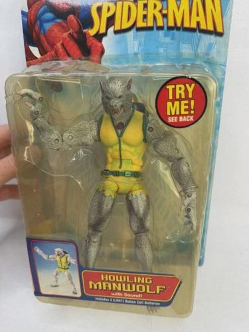 Spider-Man ManWolf and Hydro Man Action Figures 7” (Toy Biz 2005) image 10