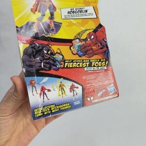 Spider-Man Battle Cards 3 Fiercest Foes Set of 4 Action Figures Venom Hobgoblin image 19