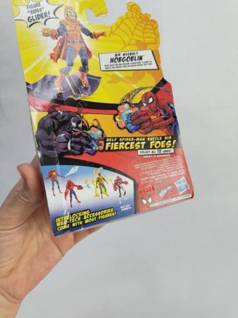Spider-Man Battle Cards 3 Fiercest Foes Set of 4 Action Figures Venom Hobgoblin image 19