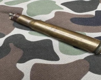 WWII 1941 Trench Art US Military .50 Cal Bullet Cigarette Lighter Vintage FA 41