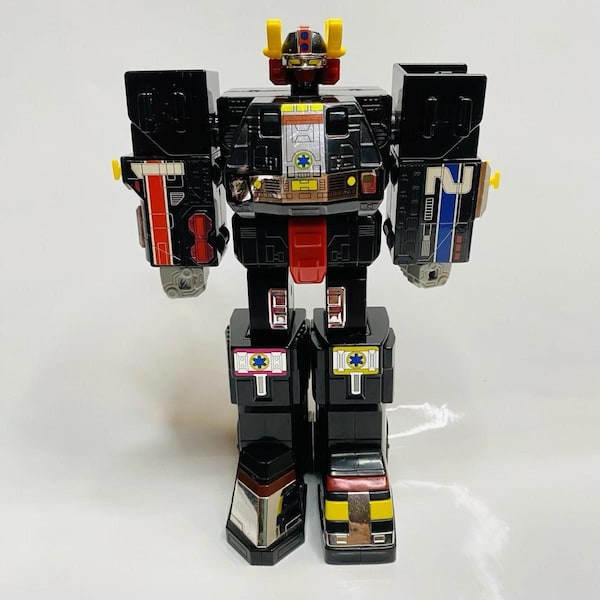 Power Rangers Lightspeed Rescue GoGoFive DX Grand Liner Train Megazord