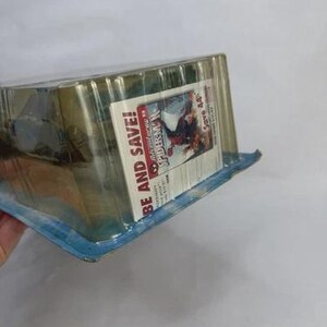 May include: Sealed action figure package featuring the Adventures of Spider-Man. The packaging is clear plastic with a blue and white base. The package includes the text "BE AND SAVE!" and a graphic of Spider-Man.
