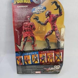 Marvel Spider-Man Juggernaut & Tarantula and Carnage Action Figure Super Villain image 4