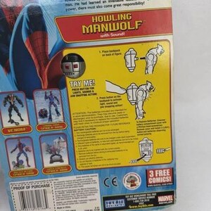 Spider-Man ManWolf and Hydro Man Action Figures 7” (Toy Biz 2005) image 16