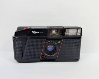 Fuji Fujinon Lens DL-200 32m f2.8 & 35mm Point and Shoot Film Camera TESTED WORKING