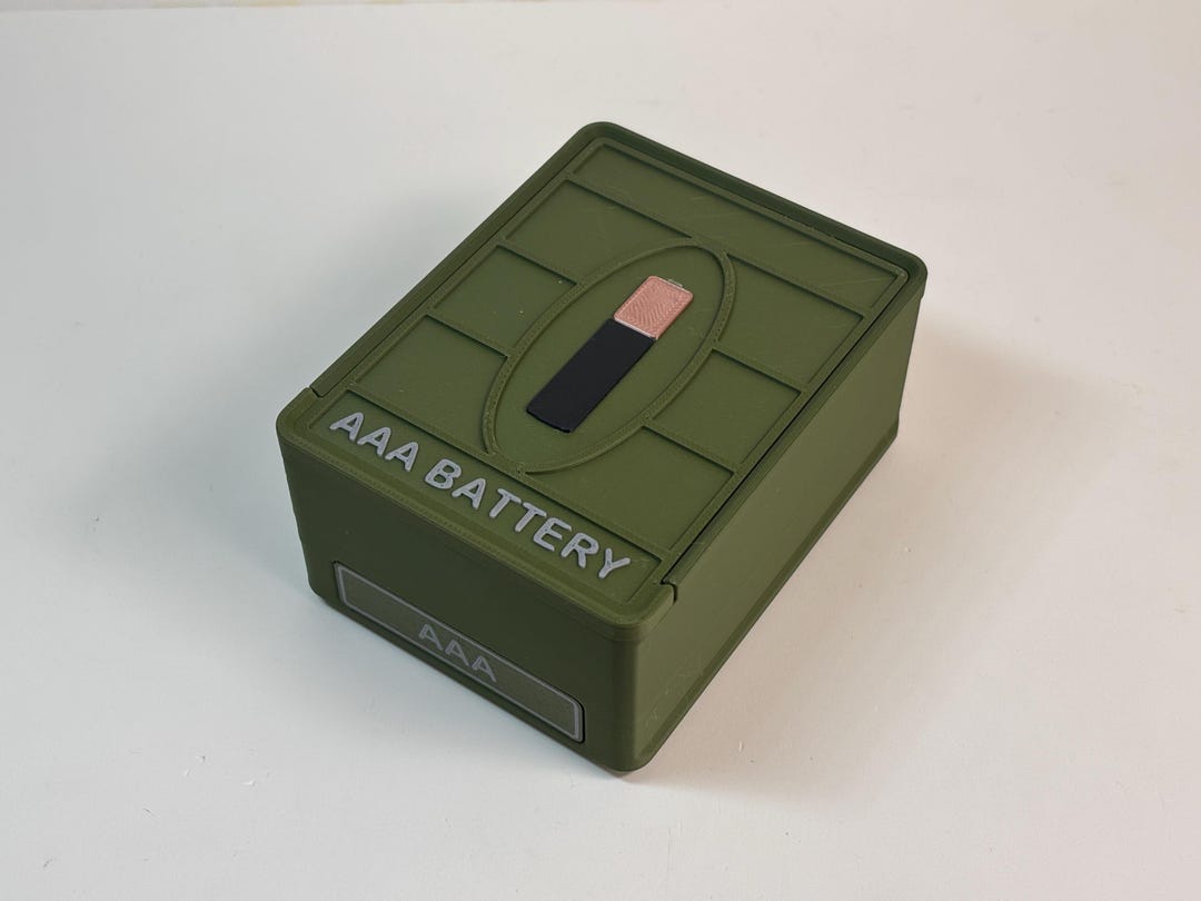 3d Printed AAA Battery Box - Etsy