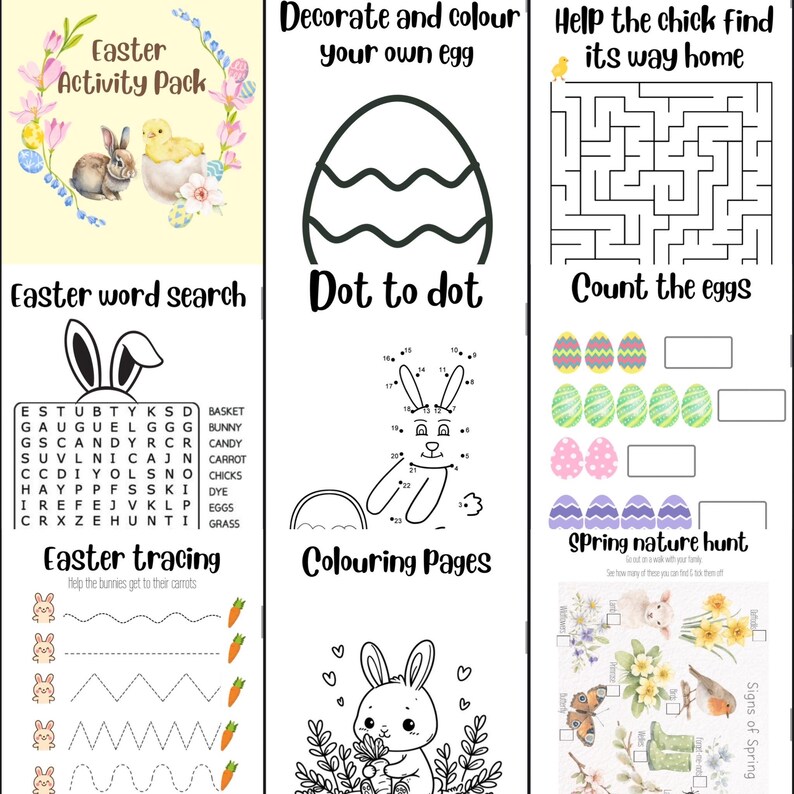 Easter Activity Pack | Printable Games & Worksheets | Primary Teacher ...