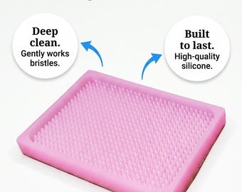 Reinigingsmat siliconen make-upborstel | Diep schoon, reisvriendelijk gereedschap