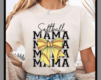 L'amoureuse de la vie de maman maman de softball | T-shirt unisexe sweat à capuche barboteuse | Impression DTF premium | Esthétique vintage rétro | Cadeau| TE461