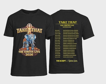 Take That The Circus Live Tour 2026 T Shirt UK Stadium Summer Concert Unisex S1