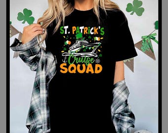 St Patrick's Cruise Squad | Unisex Tee Hoodie Sweatshirt Romper |Premium DTF Print |Retro Vintage Aesthetic |Gift| TE473