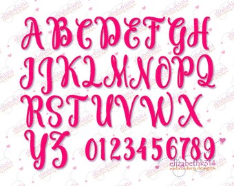 Sizes 1,50 ",2,00 ", 2,50" - Instant Download - 266- Freestyle Embroidery Font - Machine Embroidery Font -