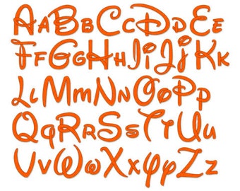 4 Sizes 0.75", 1.25", 1.75", 2.25" - Machine Embroidery Font 240 -bx-dst-exp-hus-jef-pes-vip-vp3-xxx