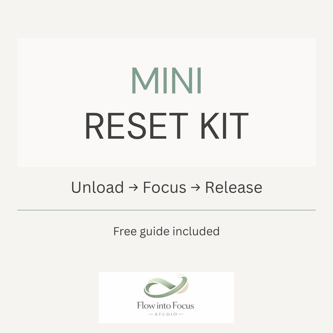 Mini Resets Mini Reset Kit Printable | Daily Reset + End of Day Reset + Brain Dump ...