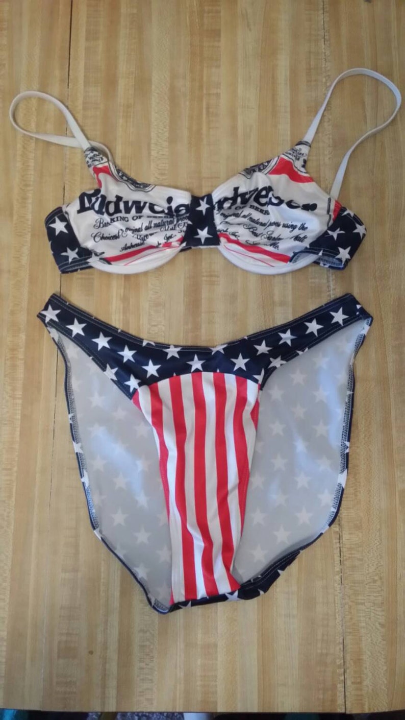 vintage budweiser swimsuit