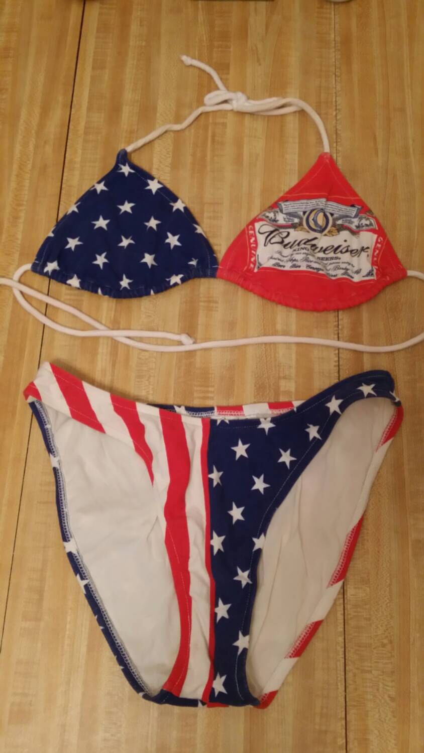 Budweiser Beer Vintage Bathing Suit Bikini Swimsuit Etsy